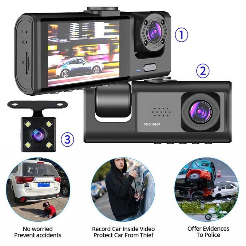 SEKURE Dash Cam W/ IR Night Vision